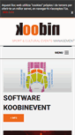 Mobile Screenshot of koobinevent.com